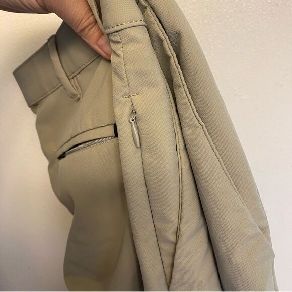 Banana Republic tan stretch Chino khaki work golf Pants 34x30 - Picture 6 of 14